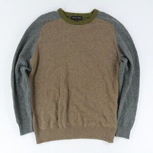 Tricots St Raphael Knit Sweater Men's M Pullover Crew Neck Cotton Color Block